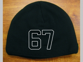 Six Seven 67 čierna pleten&aacute; čiapka stredne hrub&aacute; vo vn&uacute;tri naviac zateplen&aacute;, univerz&aacute;lna veľkosť, materi&aacute;lov&eacute; zloženie 100% akryl